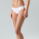 Pack 2X Bikini de Microfibra con Encaje 13126 Blanco