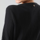 Sweater Rib Botones 50415 Negro